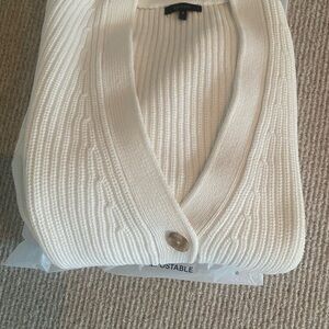 Quince boyfriend 100% Cotton Cardigan